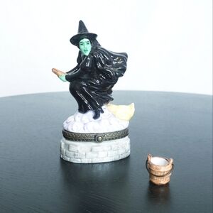 Wicked Witch Of The West PHB Wizard Of Oz Porcelain Hinged Box